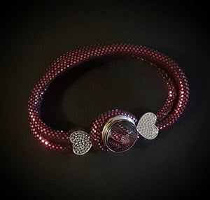18mm noosa snap bracelet with 2 snaps