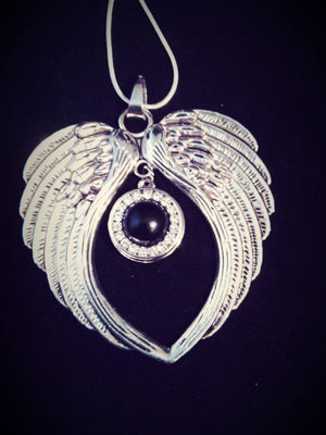 HOT NEW SNAP AND SWITCH Angel wing Pendant with 5 18mm Snaps