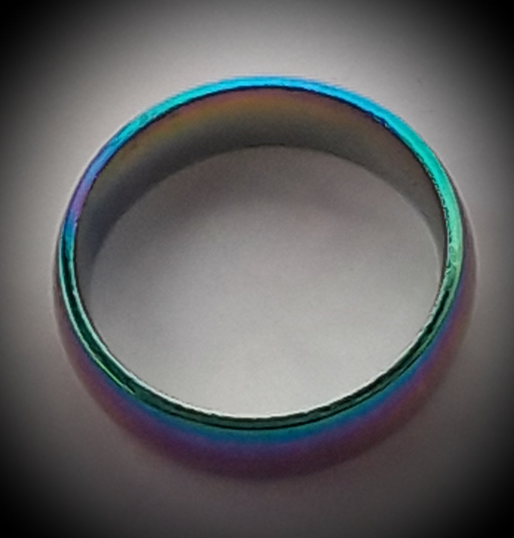 Hemitite rainbow ring