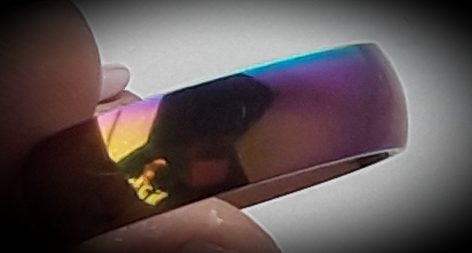 Hemitite rainbow ring