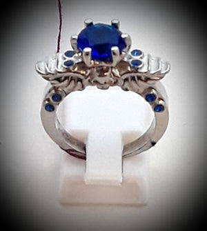 Angel wings and skull ring size 8