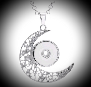 18mm noosa snap moon pendant