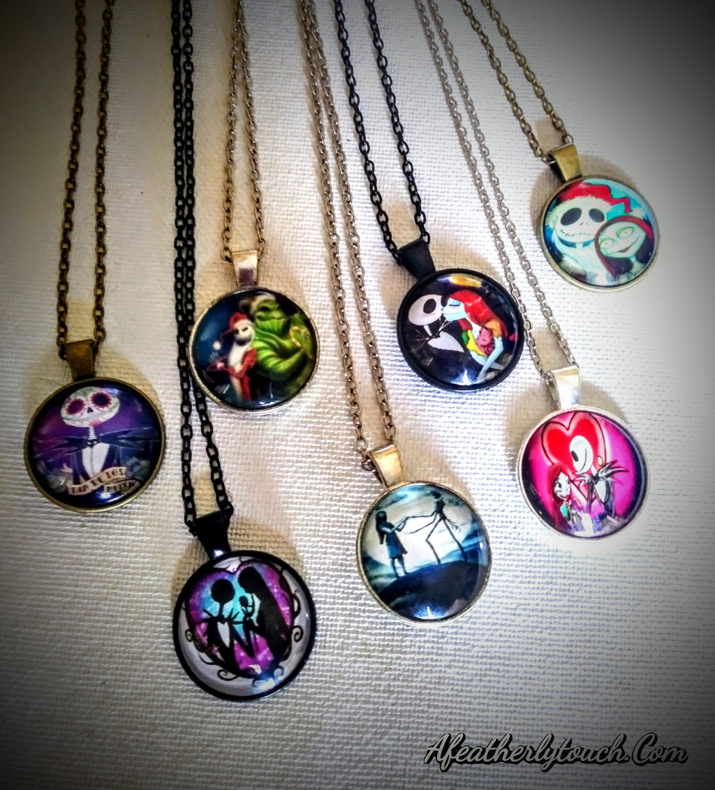 Jack and Sally pendants