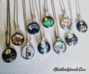 Jack and Sally pendants