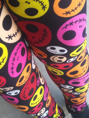 Buttercream soft leggings Jack face