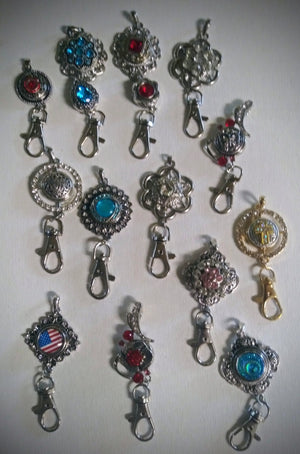 Snap keychain pendants 18mm snaps