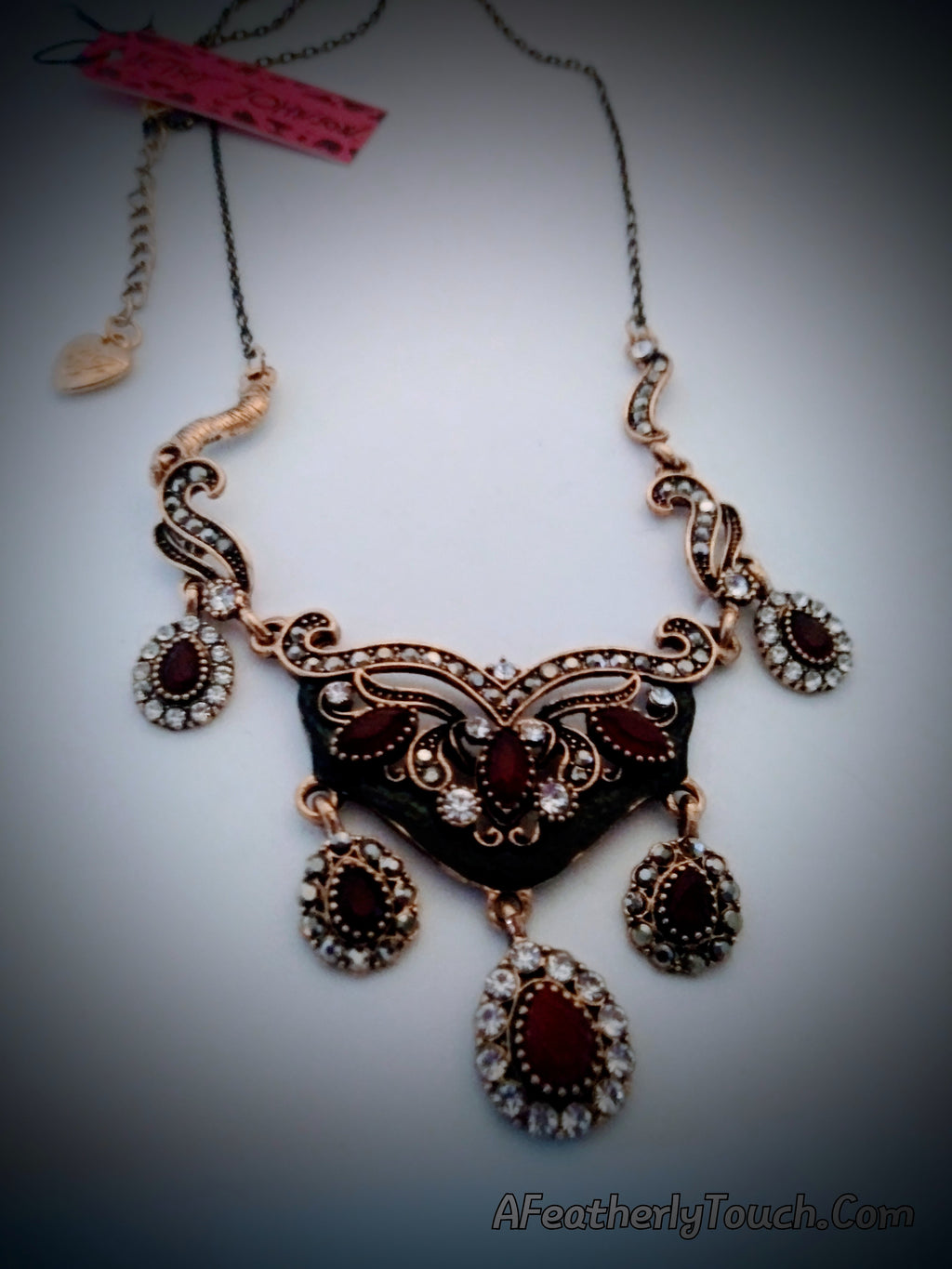 Elegant, unique, and Beautiful Betsey Johnson Bohiemiam style necklace