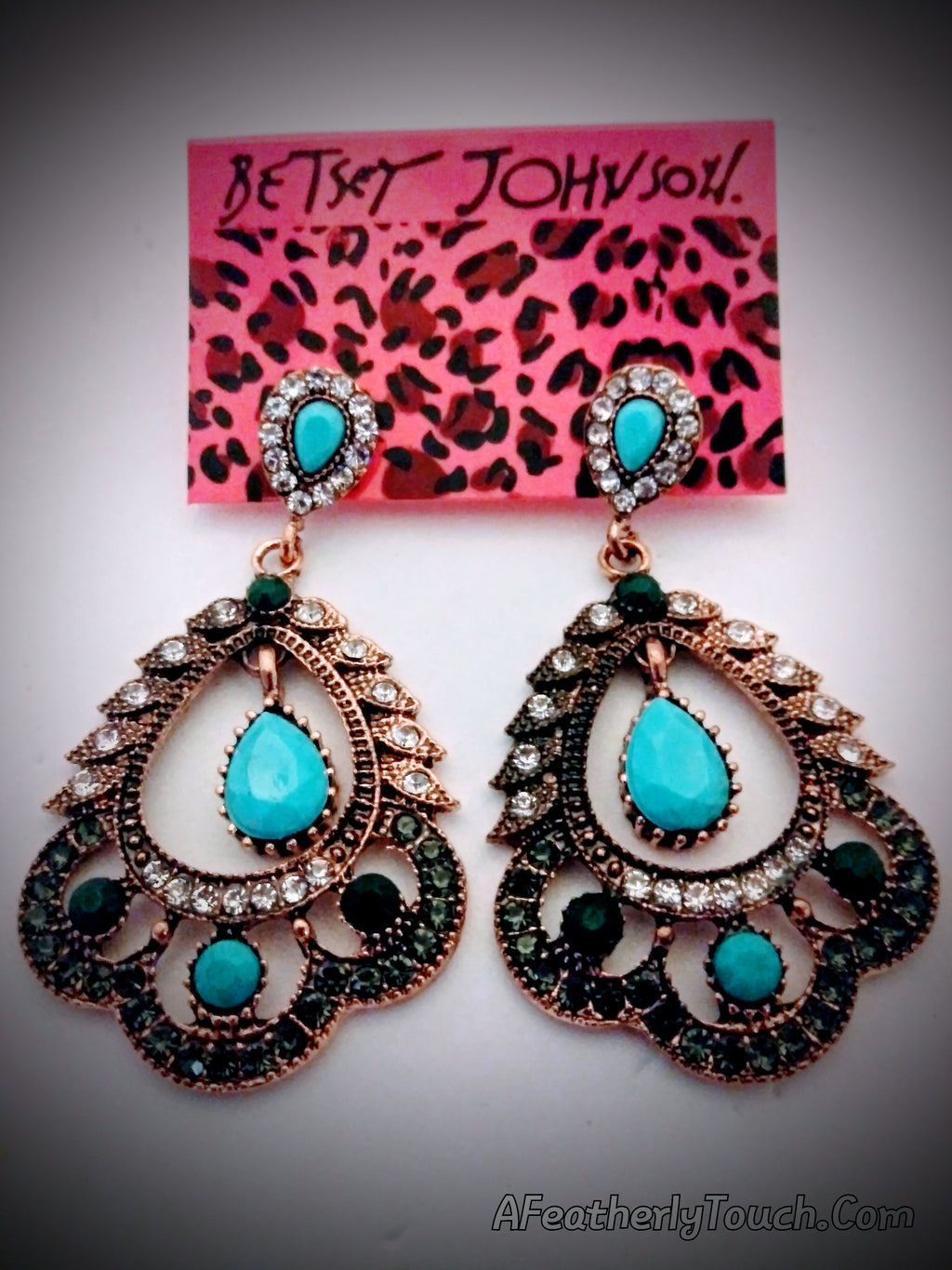 Elegant, unique, and Beautiful Betsey Johnson Bohiemiam style earrings