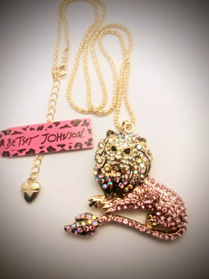 Gorgeous Betsey Johnson Lion perfect for your favorite Leo