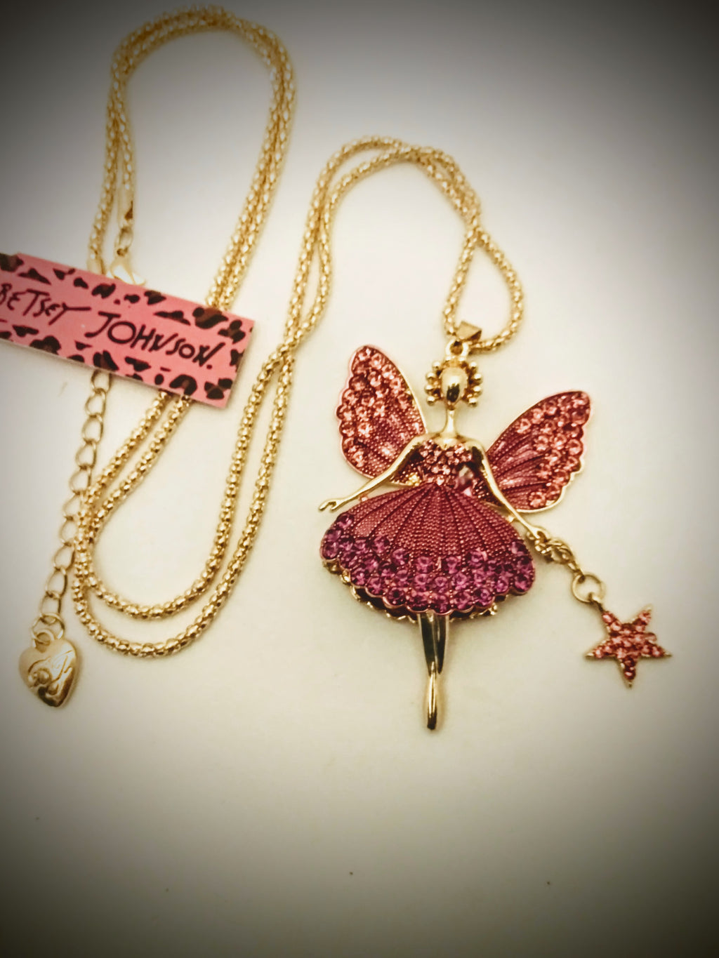 Elegant, unique, and Beautiful Betsey Johnson Ballerina Pendant