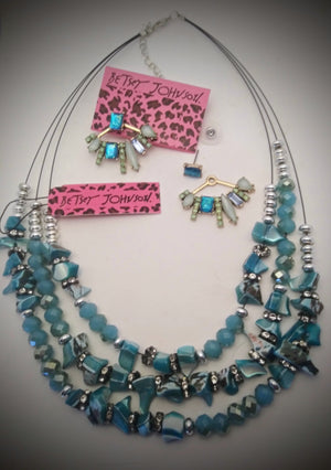 Elegant, unique, and Beautiful Betsey Johnson Bohiemiam style earrings