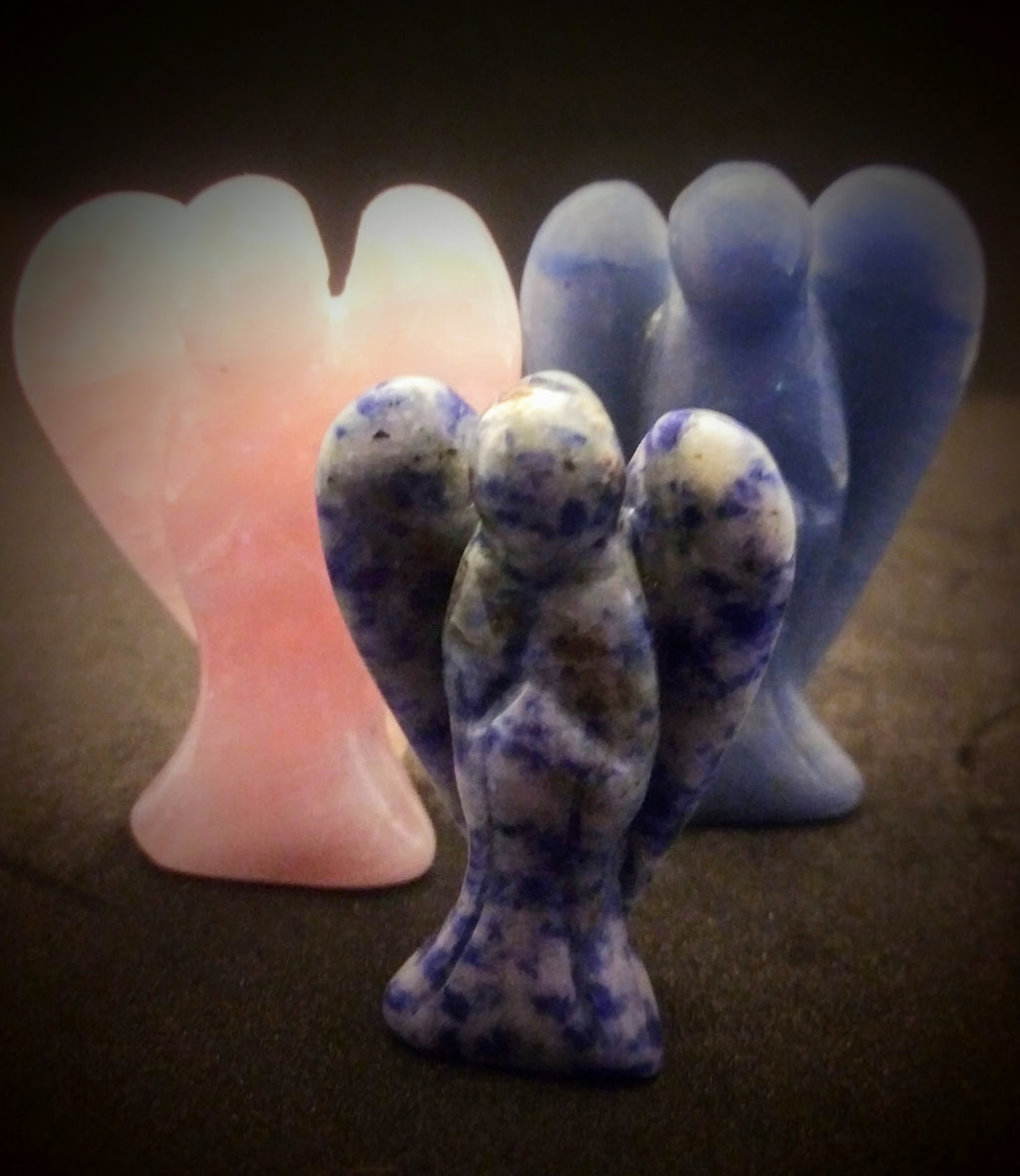 Crystal Angels Rose Quartz, Lapis, Blue Agate