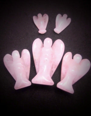 Rose Quartz Crystal Angels