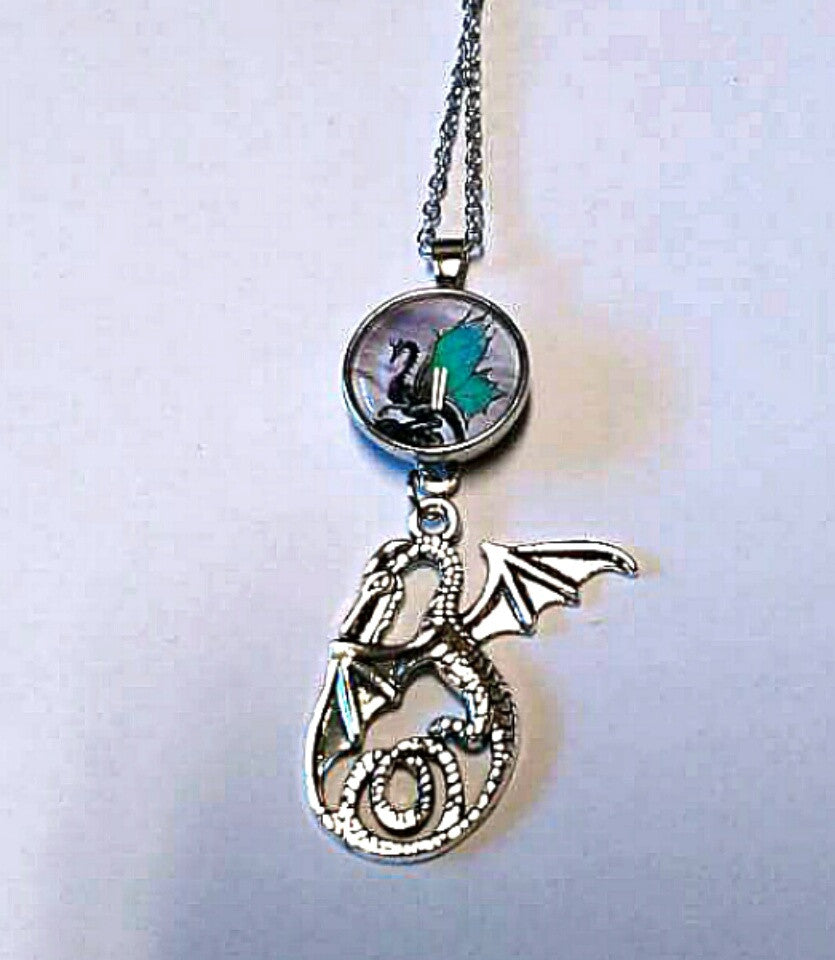 Dragon And Dragon Snap Hot New Snap And Switch Necklace