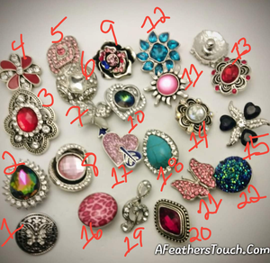 A variety of snaps 18mm noosa snaps