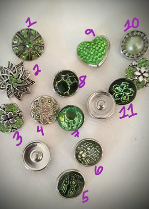 A variety of snaps 18mm noosa snaps