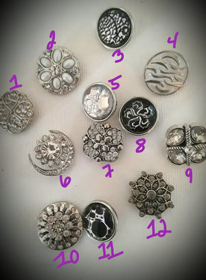 A variety of snaps 18mm noosa snaps