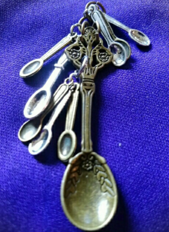 Spoon necklace pendant chronic illness and pain awareness symbol