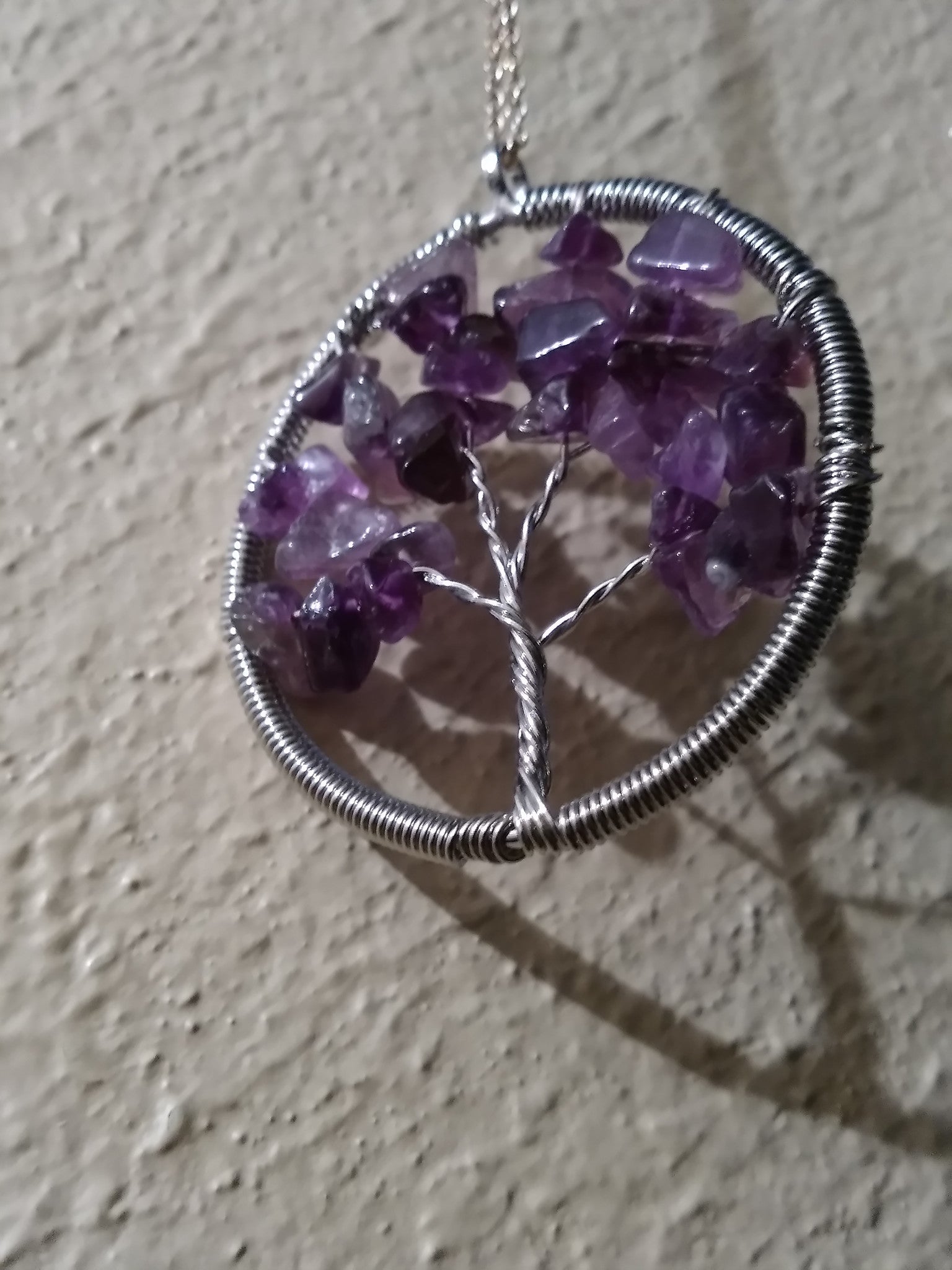 Tree of life gem pendants