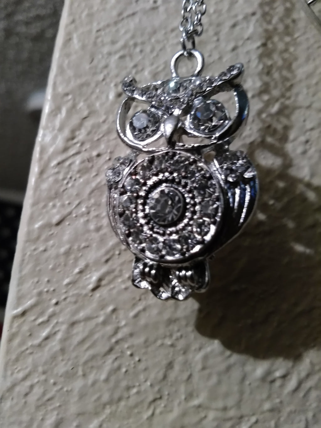 Hot 🔥 new snap jewelry owl pendant