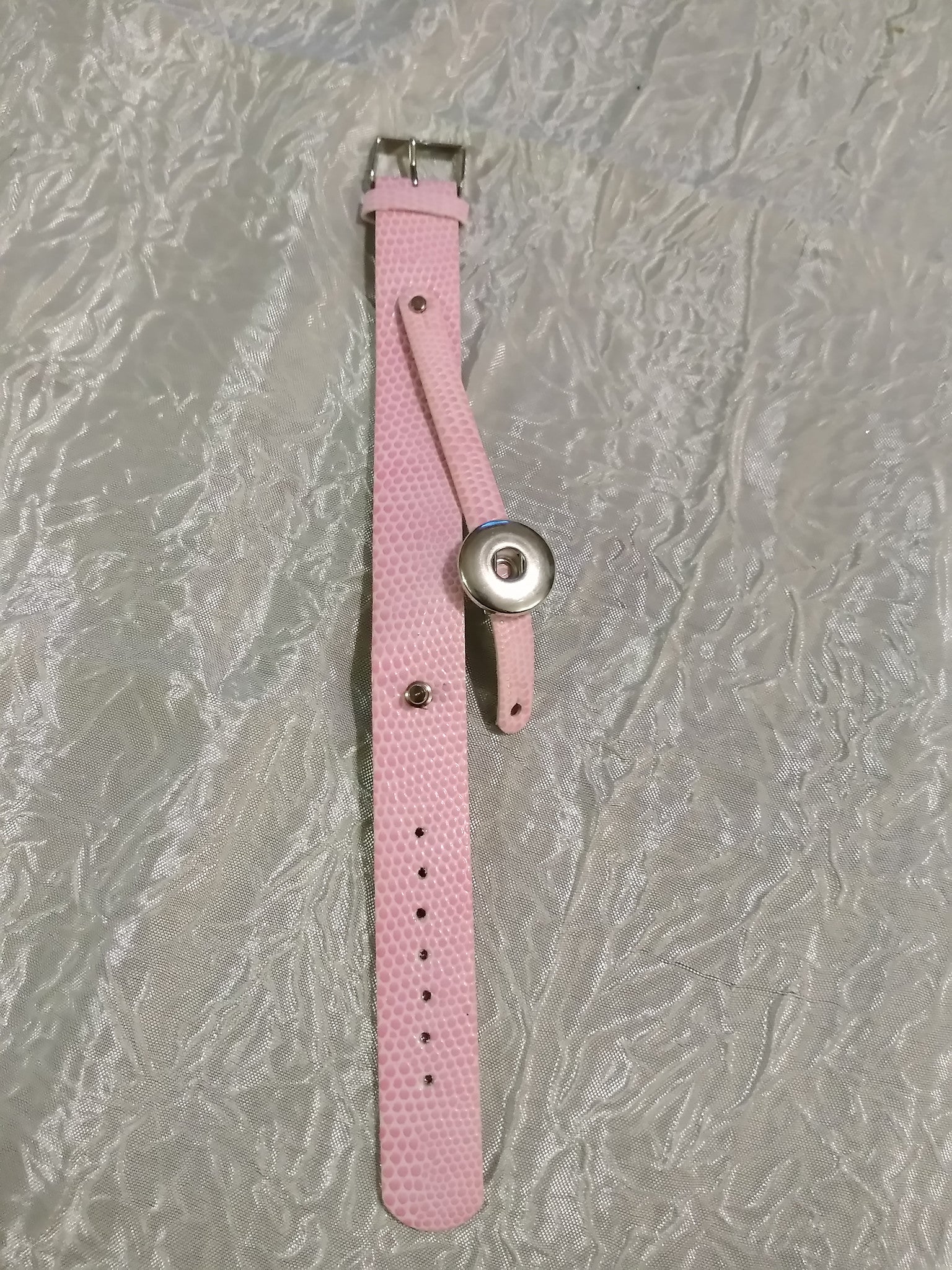 Hot 🔥 new snap jewelry Leather Red bracelet 18mm snap