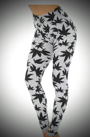 soft legging leaf designs