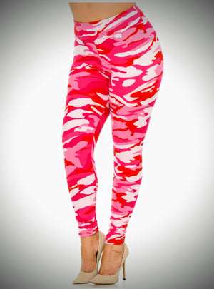 Buttercream soft leggings pink camo