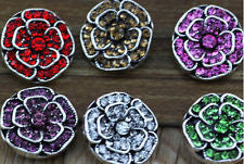 HOT NEW FASHION SNAP AND SWITCH 18mm  Snap flowers in multiple colors