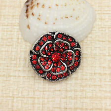 HOT NEW FASHION SNAP AND SWITCH 18mm  Snap flowers in multiple colors