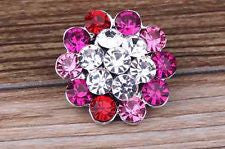 HOT NEW FASHION SNAP AND SWITCH 18mm  Snaps multiple colors Rhinestone clusters